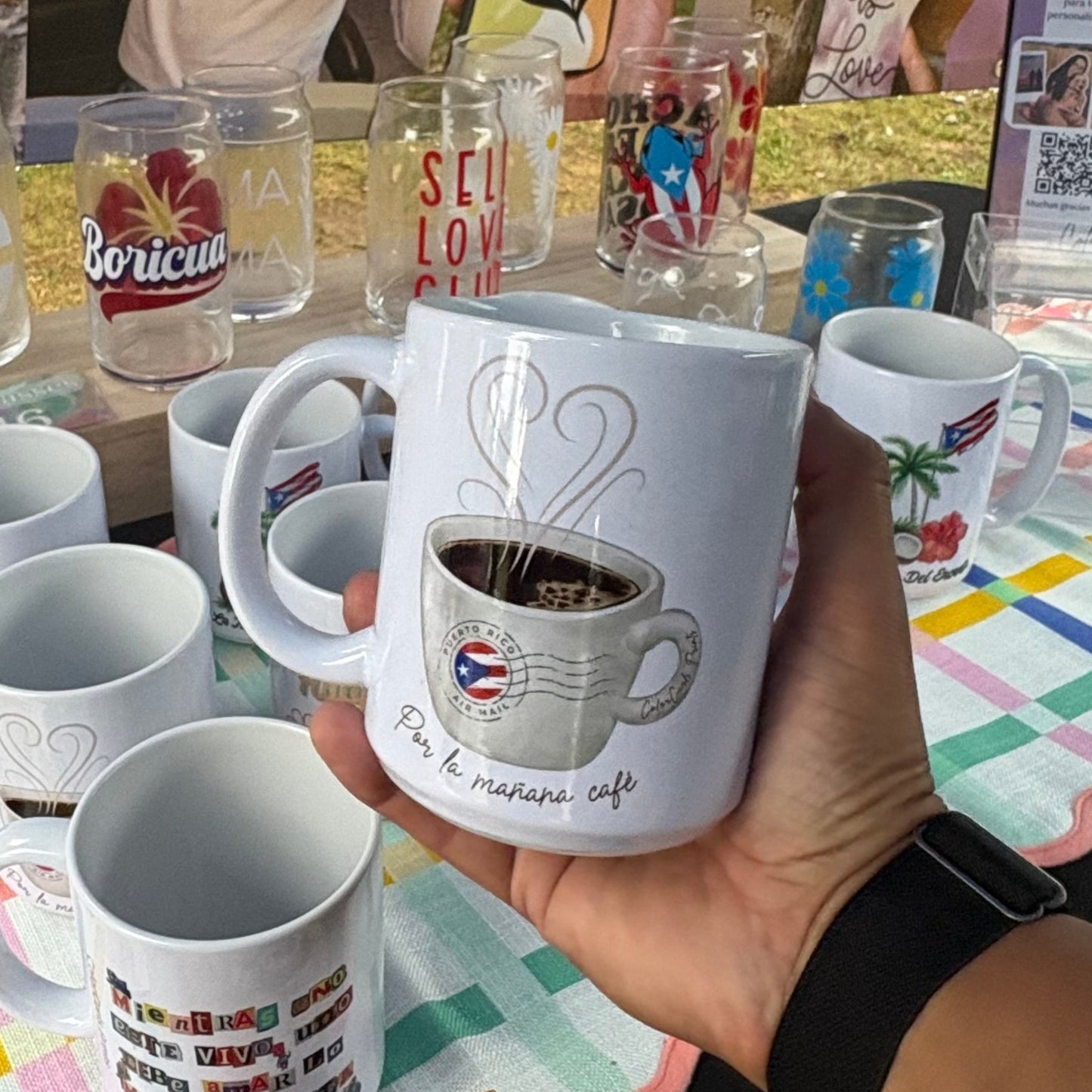 "Por la mañana café" PR Mug