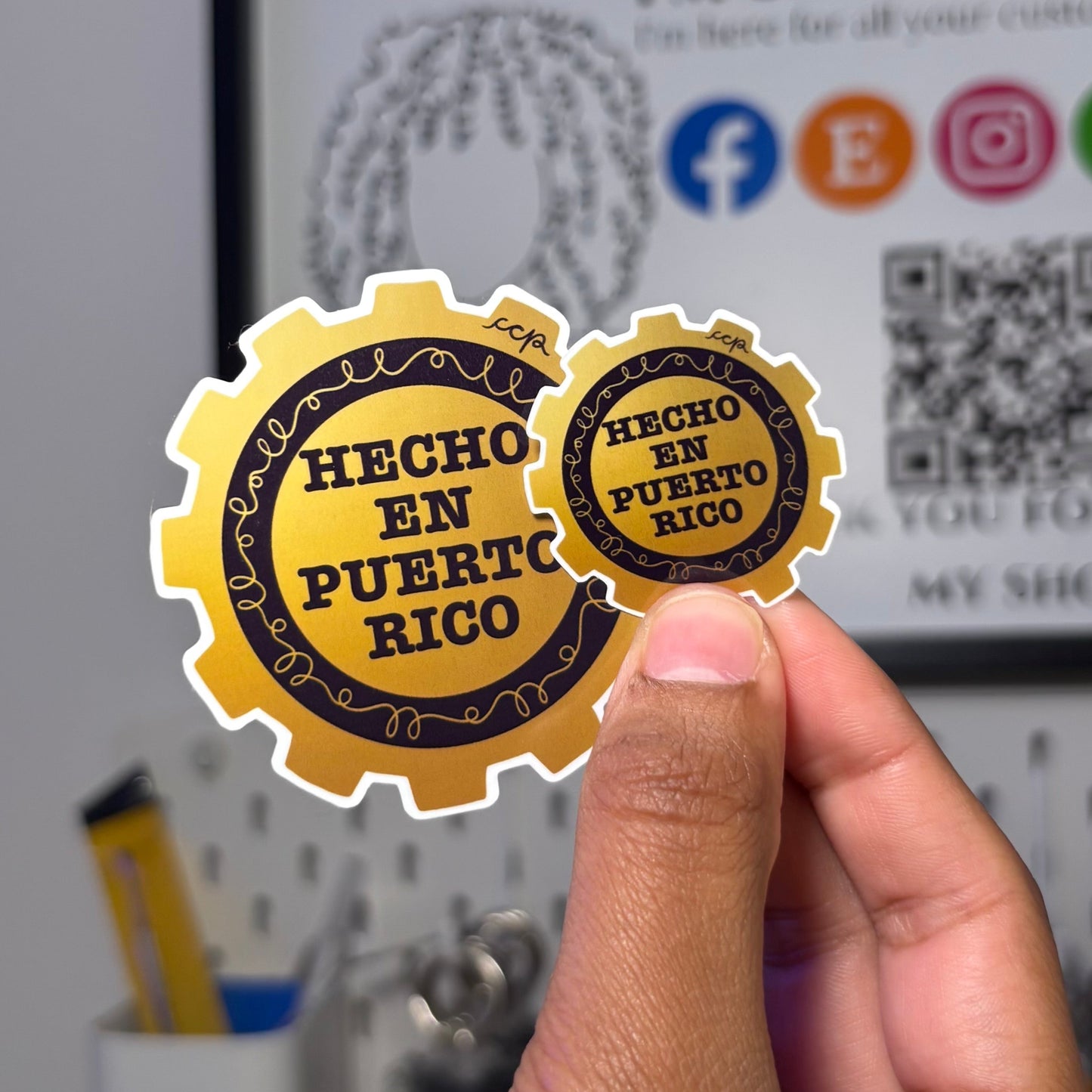 Hecho En PR Sticker