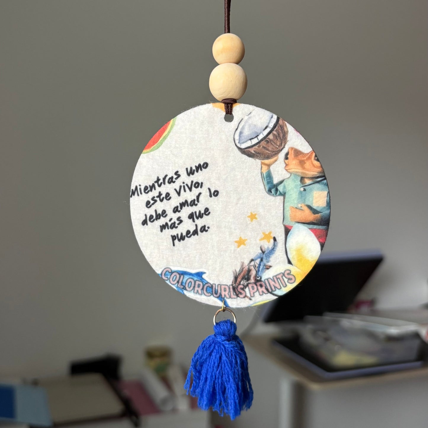 “Mientras uno esté vivo” Car Air Freshener