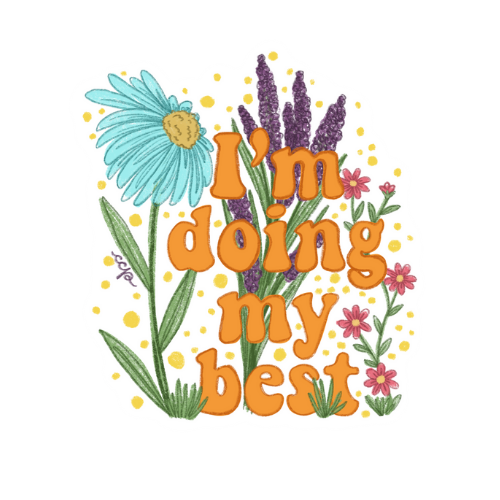 I'm Doing my Best Sticker