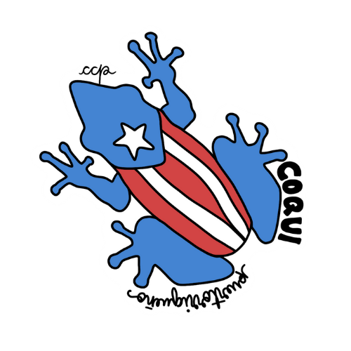Coquí Puertorriqueño Sticker