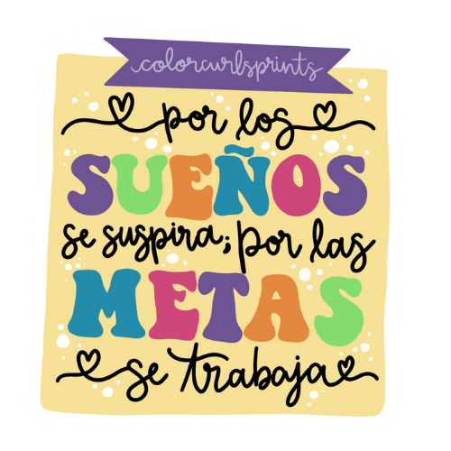Por Los Sueños Sticker