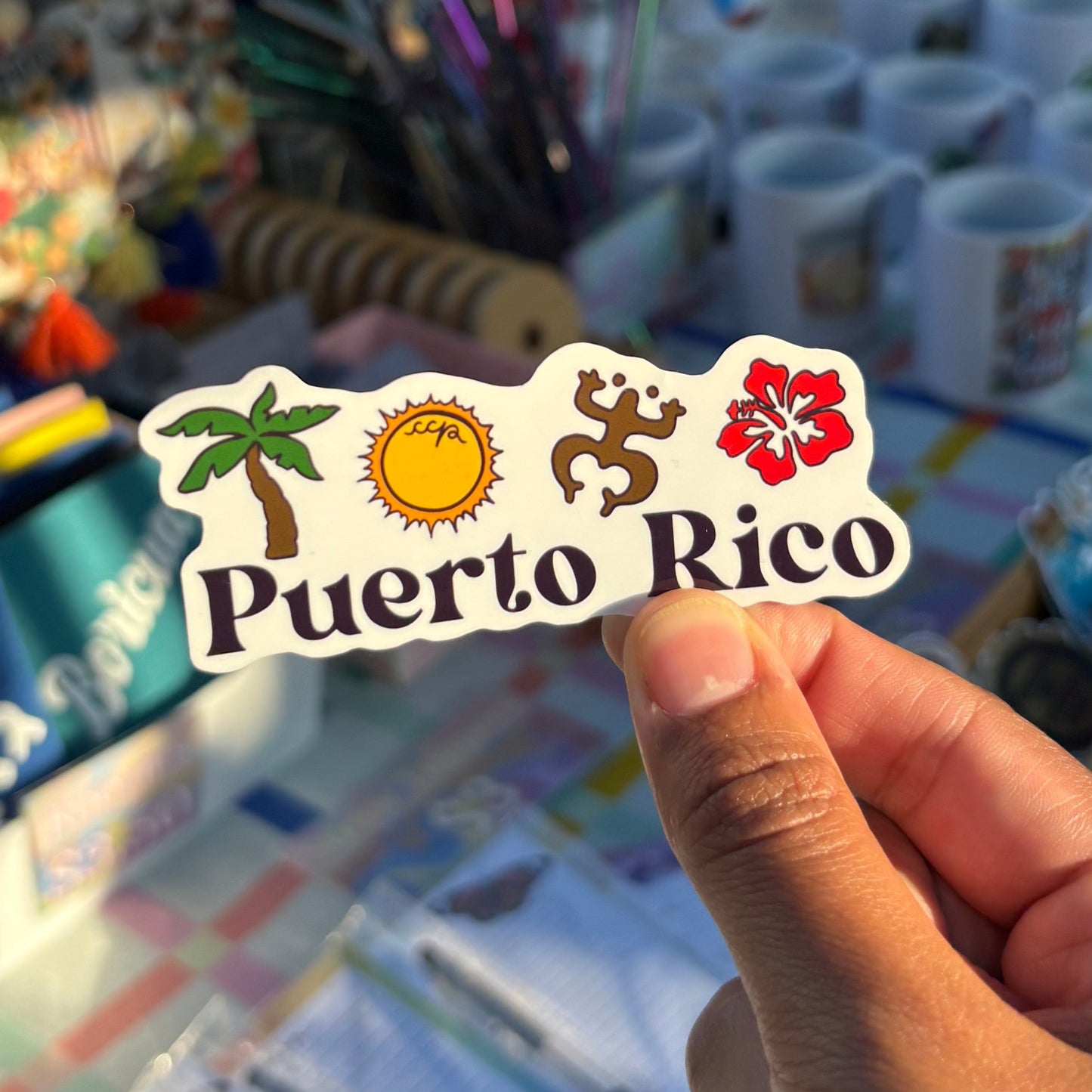 Playa y Cultura PR Sticker