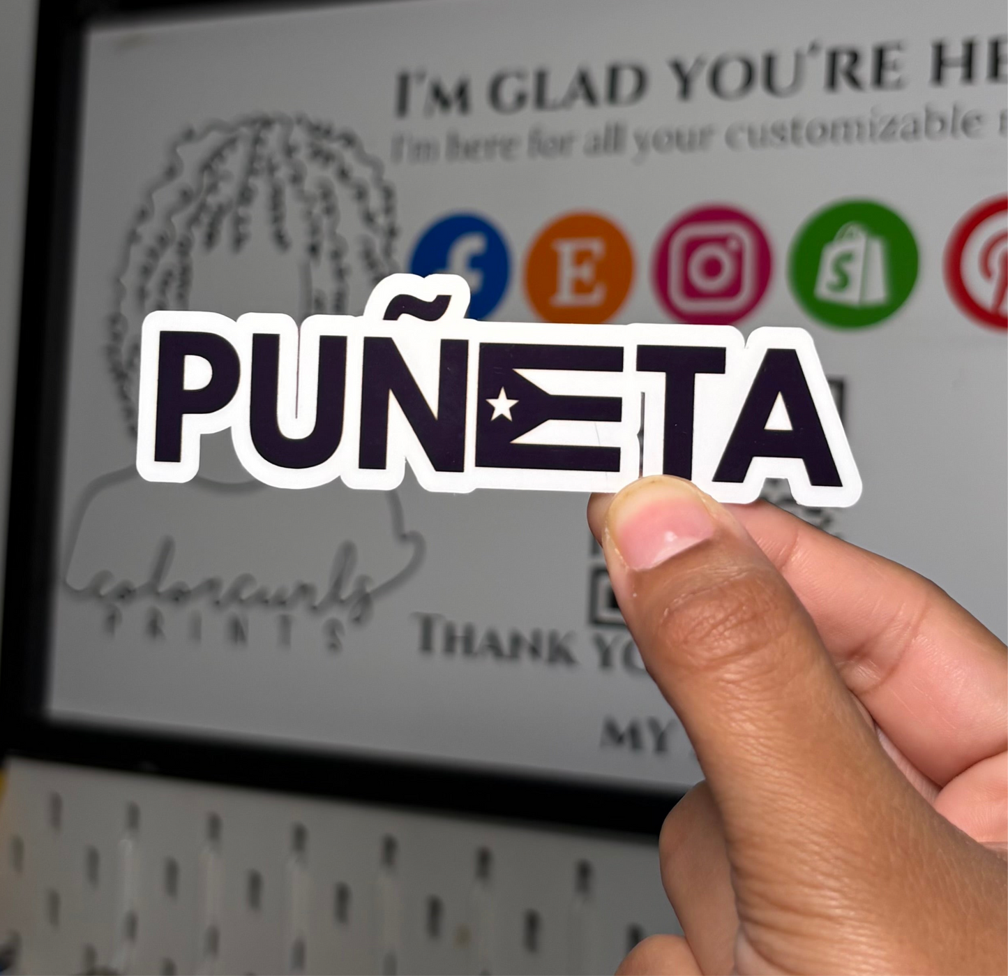 P**eta Sticker