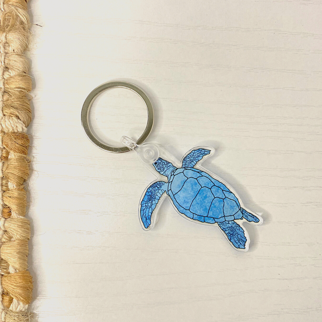 Sea Turtle Acrylic Keychain