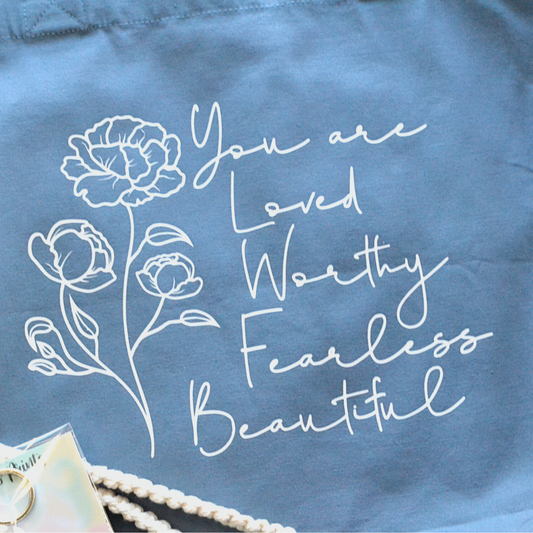 "You are Loved" Tote Bag