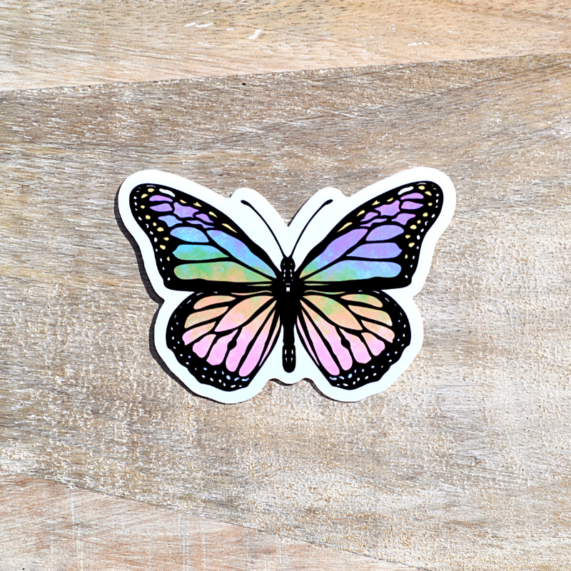 Butterfly sticker