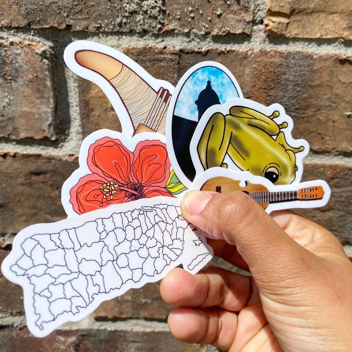 Puerto Rico 6pk sticker bundle