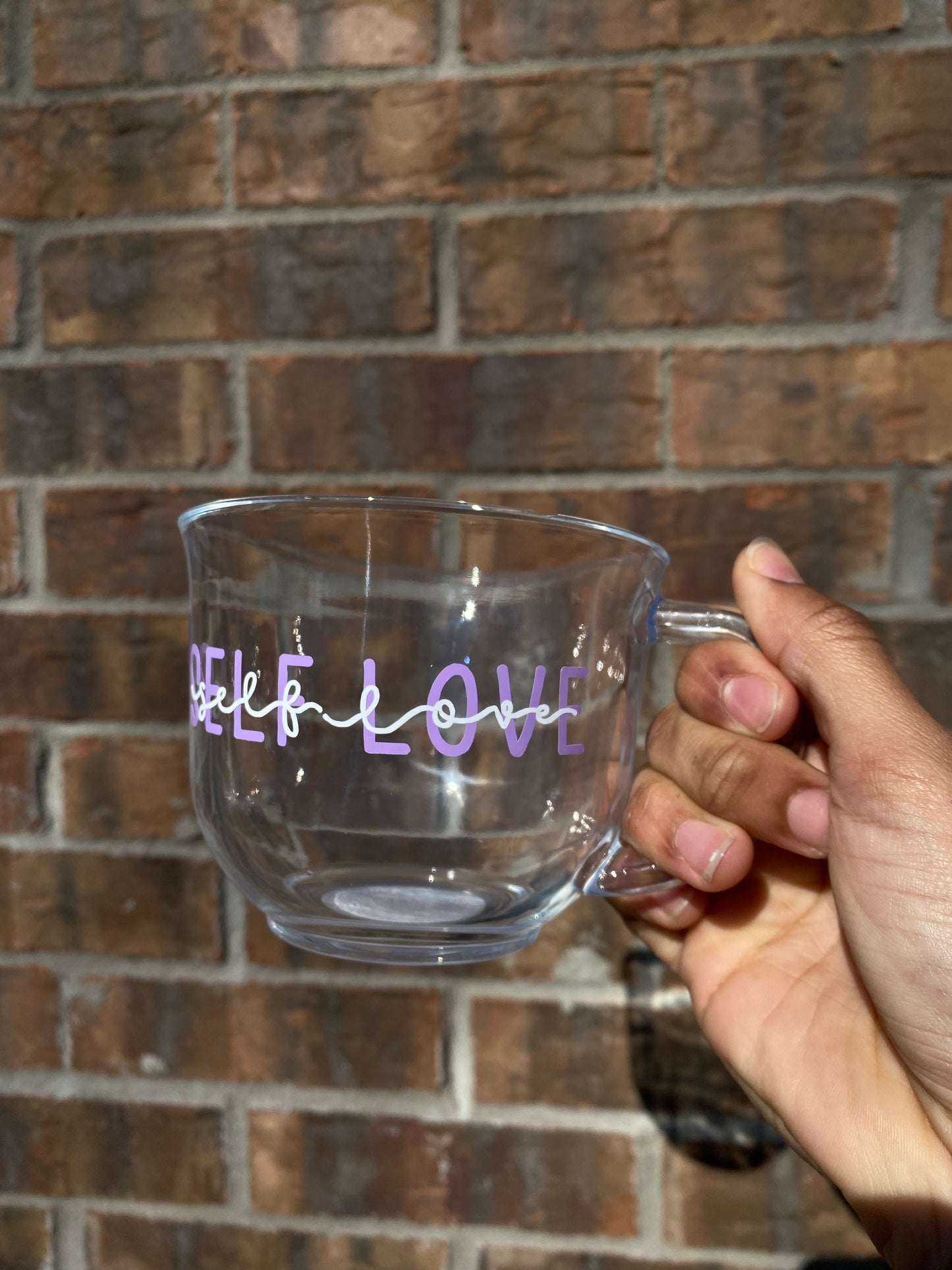 Self-Love 18oz Glass Mug