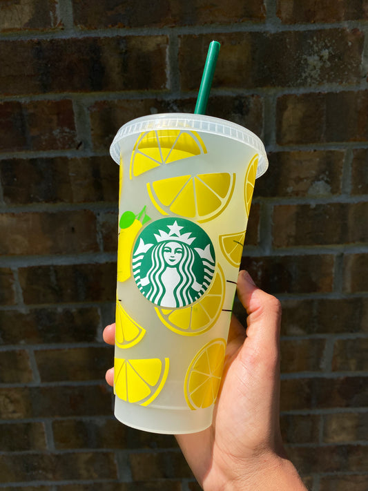 Lemons Starbucks Venti Cup