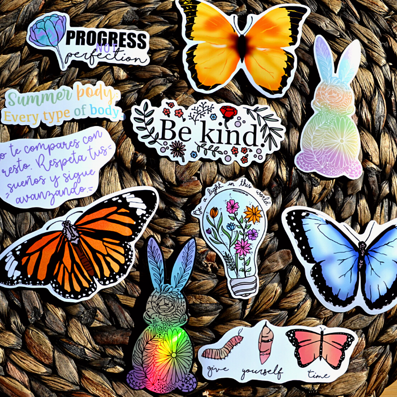 Progress not perfection sticker
