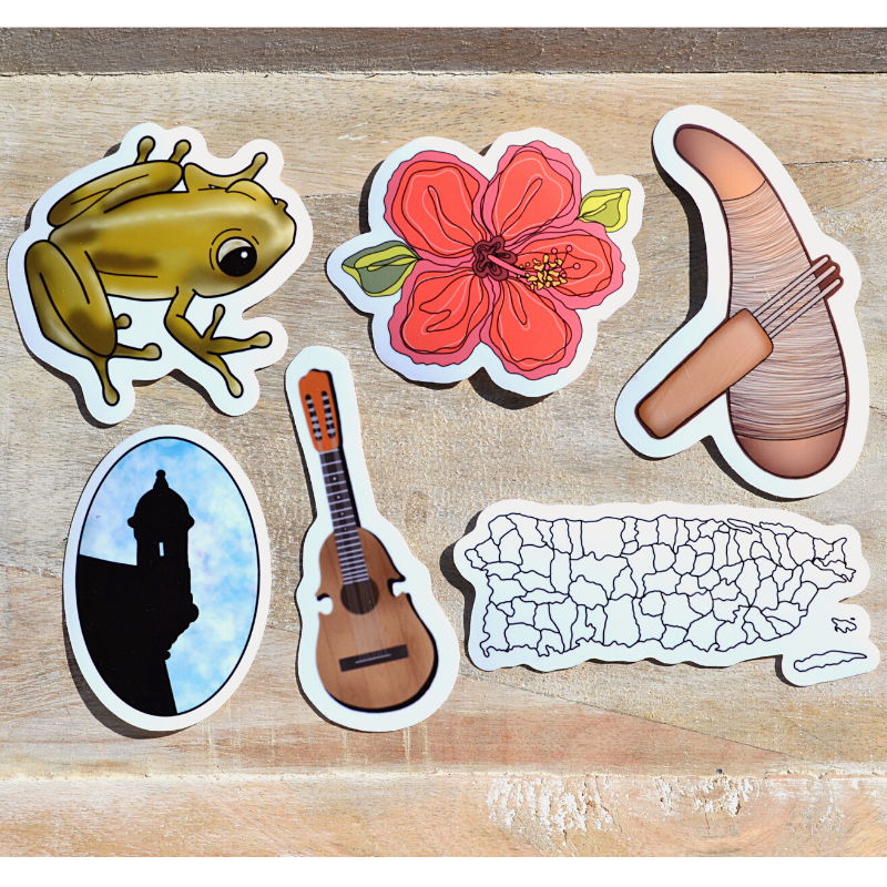 Puerto Rico 6pk sticker