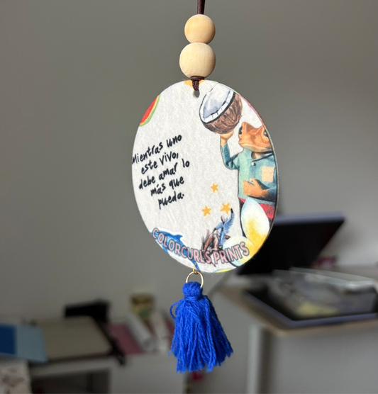 “Mientras uno esté vivo” Car Air Freshener