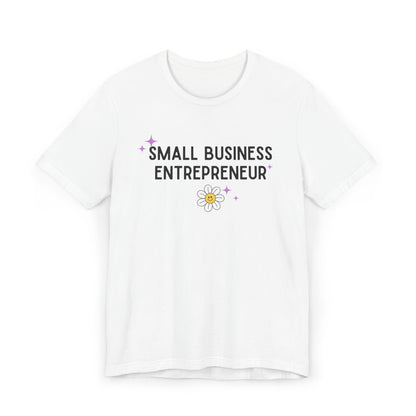 Camiseta de jersey para emprendedores de pequeñas empresas 