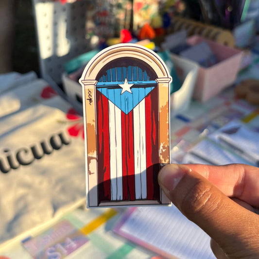 Puerta PR Sticker