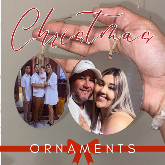 Adorno de foto de Navidad