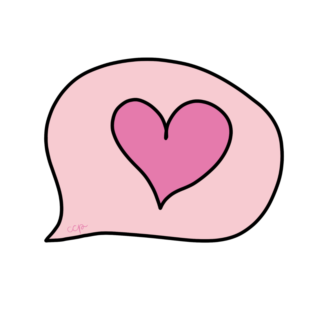 Thinking about Love Sticker