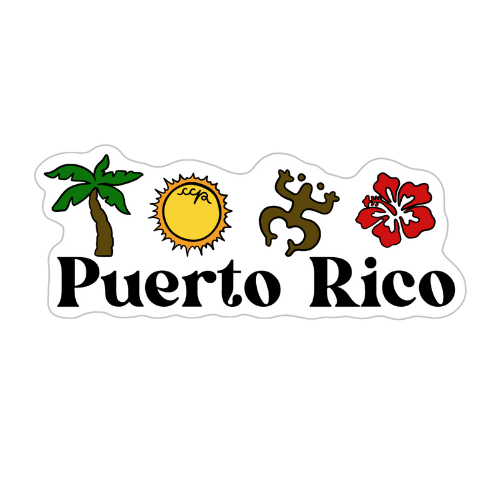 Playa y Cultura PR Sticker