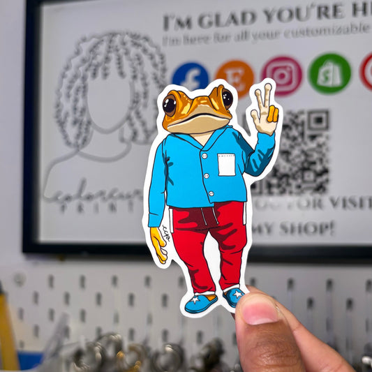 El Sapo Concho PR Sticker