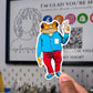 El Sapo Concho PR Sticker