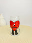 Bad Bunny Red Heart Can Glass