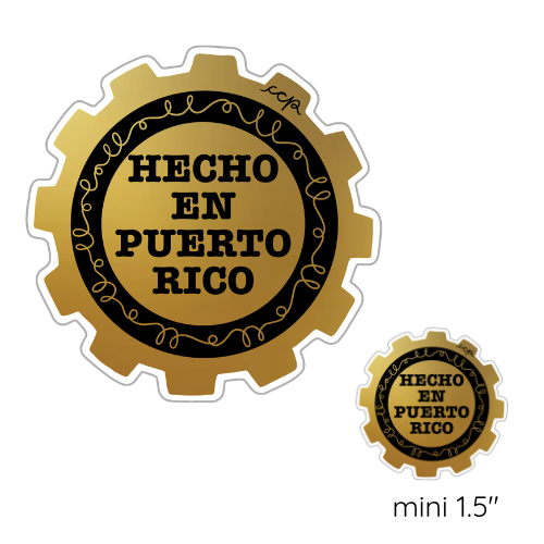 Hecho En PR Sticker