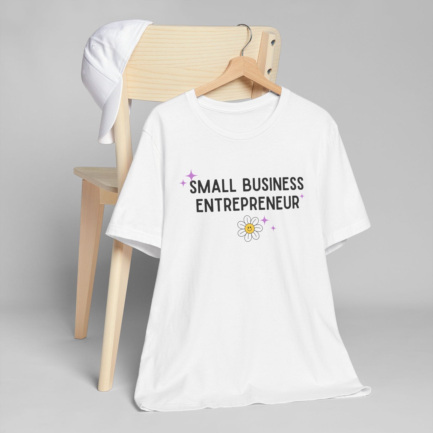 Camiseta de jersey para emprendedores de pequeñas empresas 