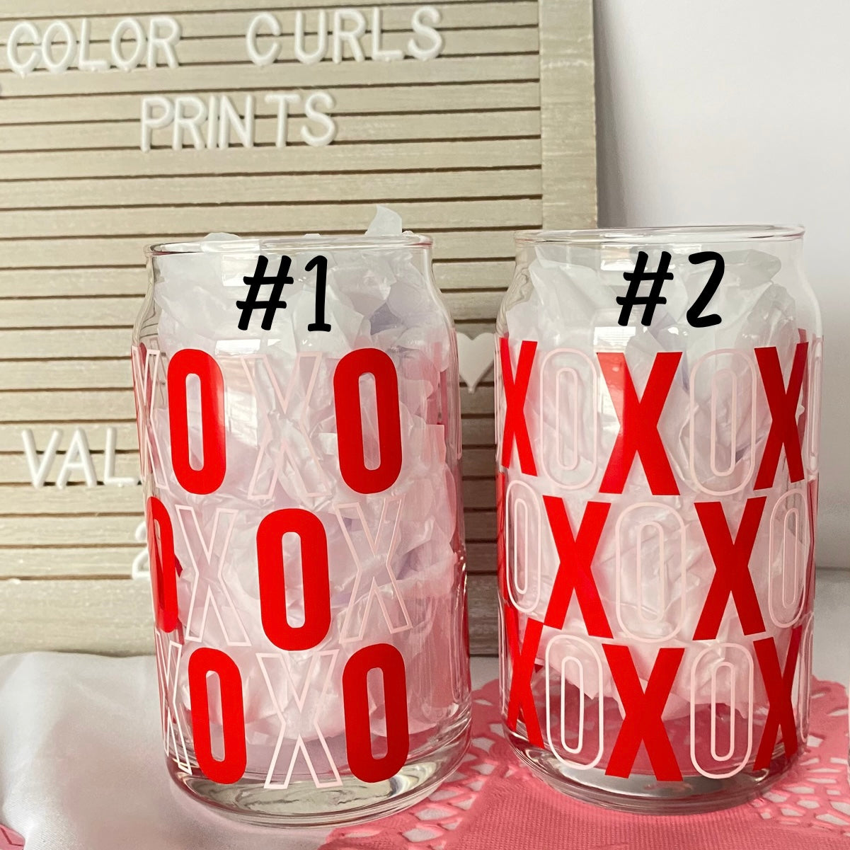 XOXO Can Glass