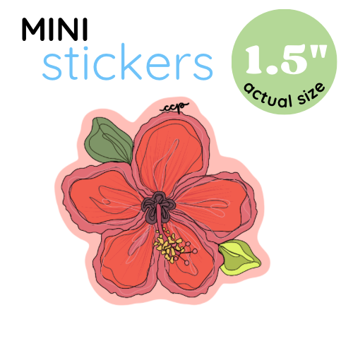 Mini Amapola Sticker