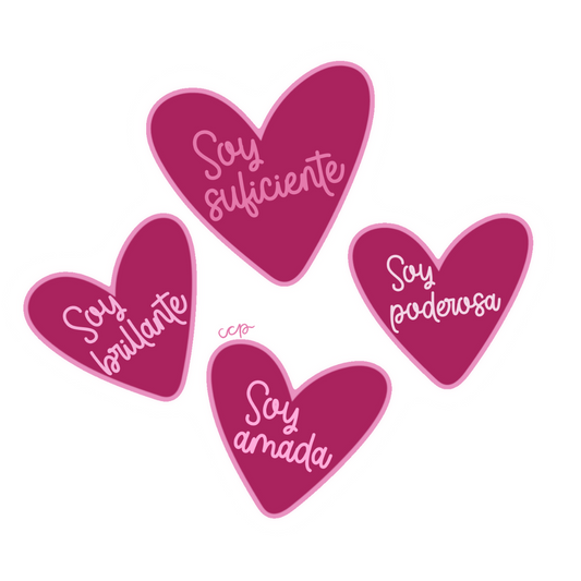 “Soy” Afirmaciones Sticker