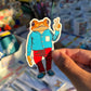 El Sapo Concho PR Sticker