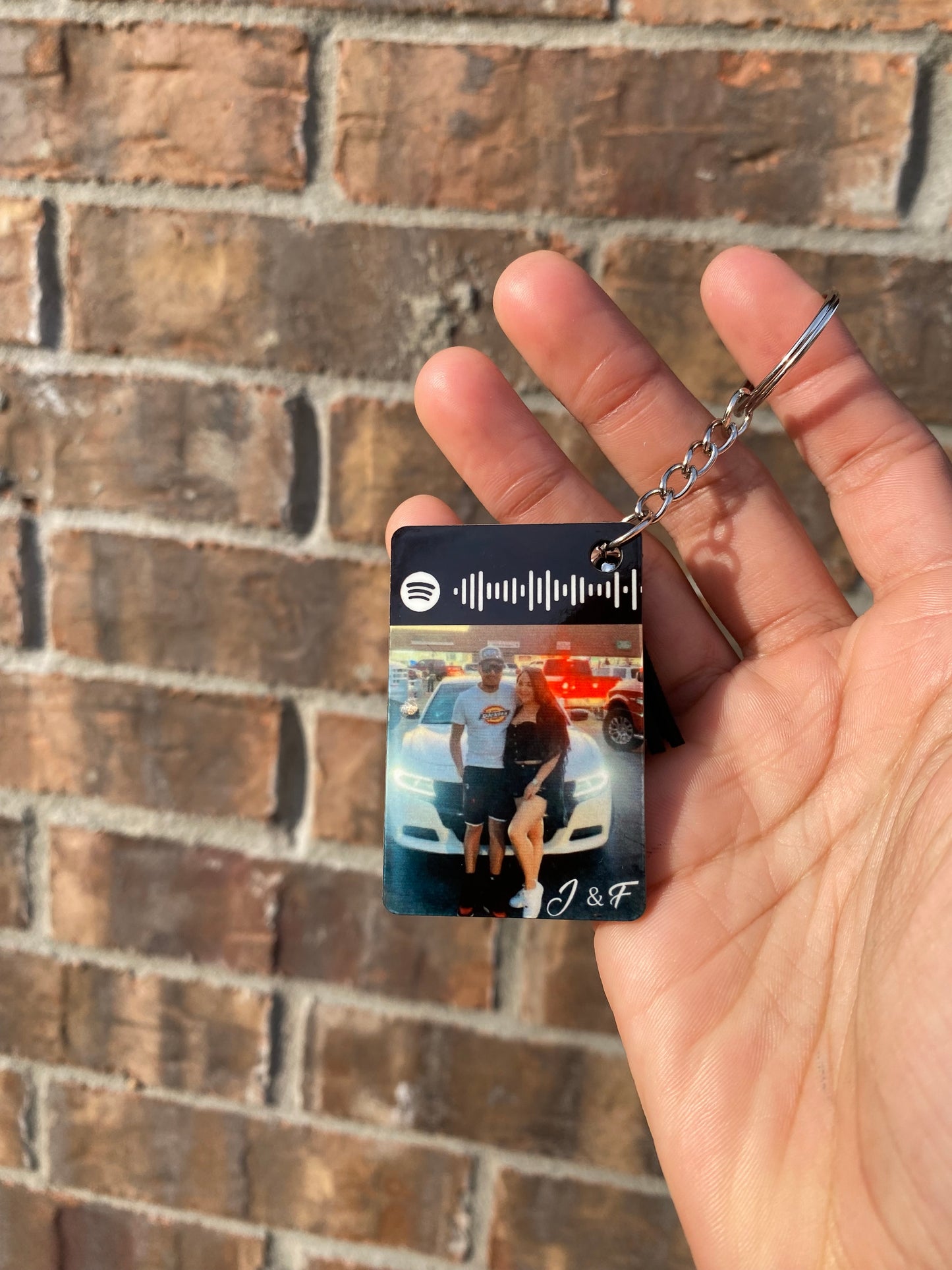 Custom Keychain | Spotify Keychain | Sublimation blank keychain