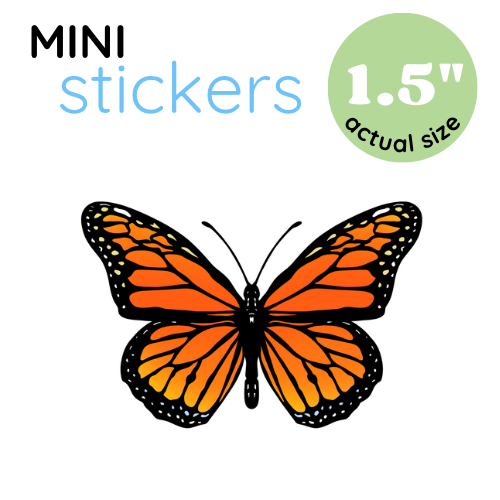 Mini Monarch Sticker