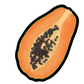 Papaya Pegatina