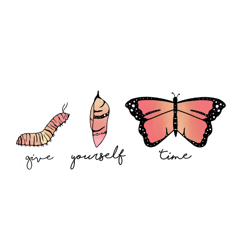 Give yourself time sticker