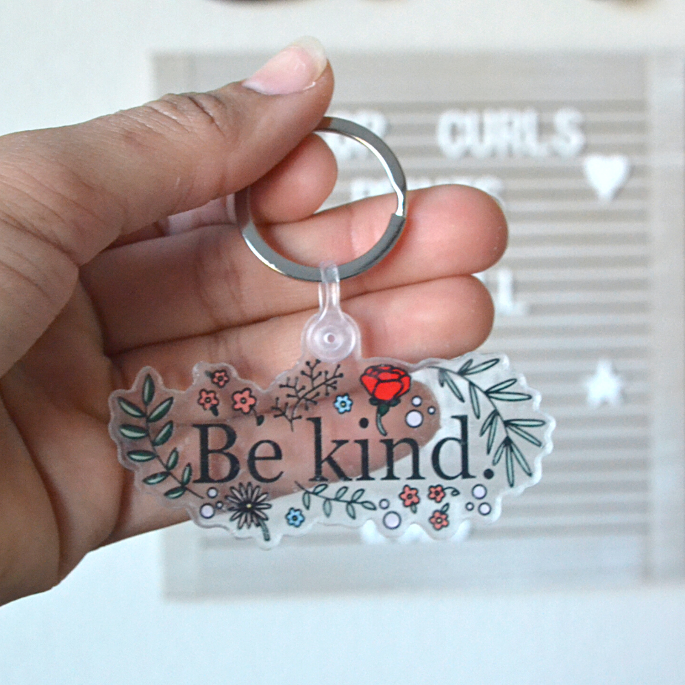 Be Kind acrylic keychain