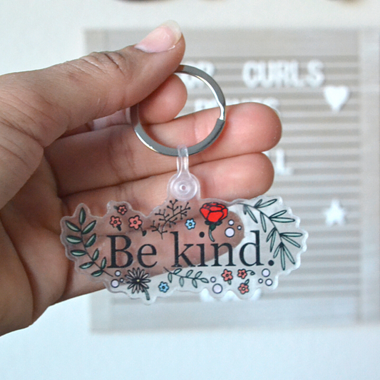 Be Kind acrylic keychain