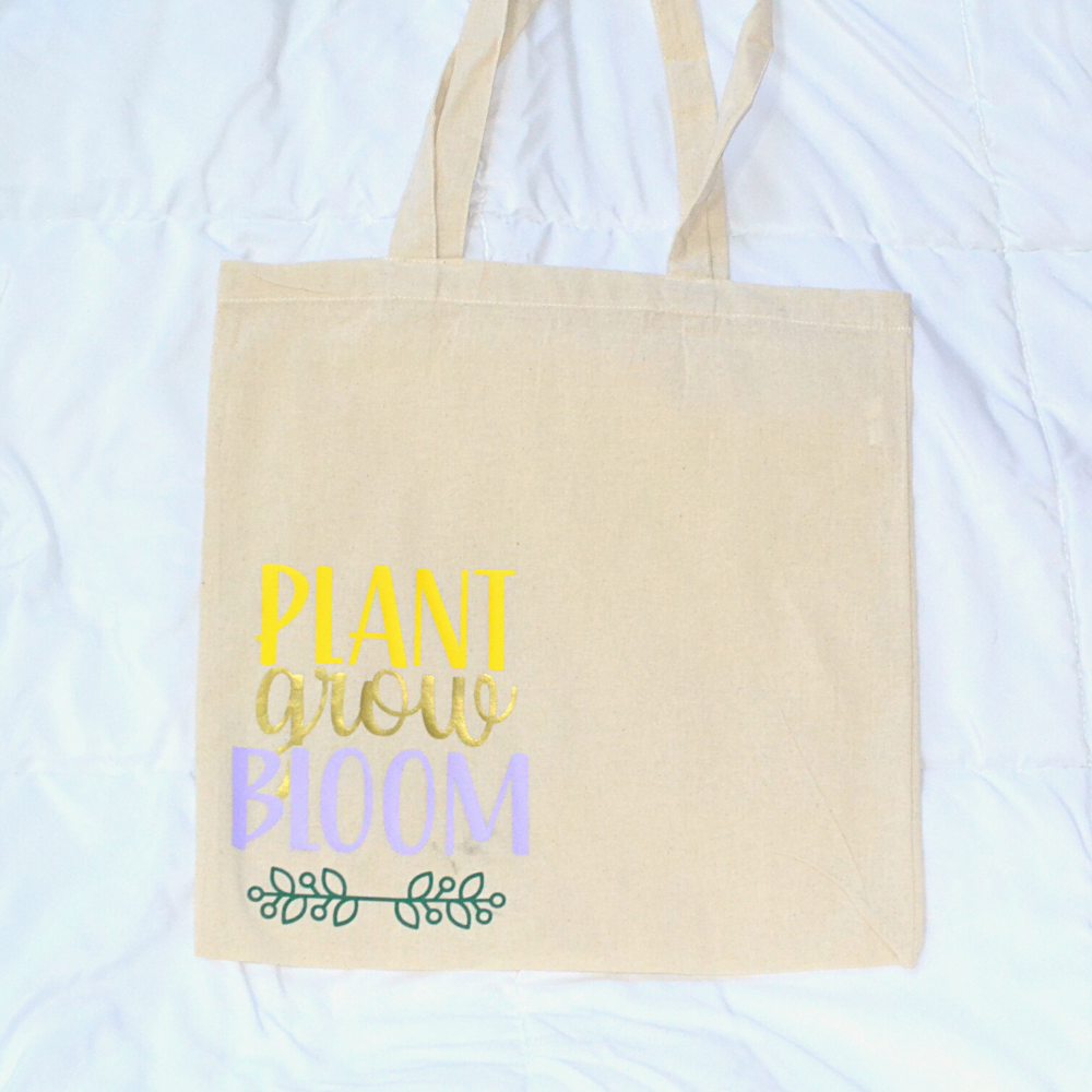 Plant, grow, bloom Tote Bag