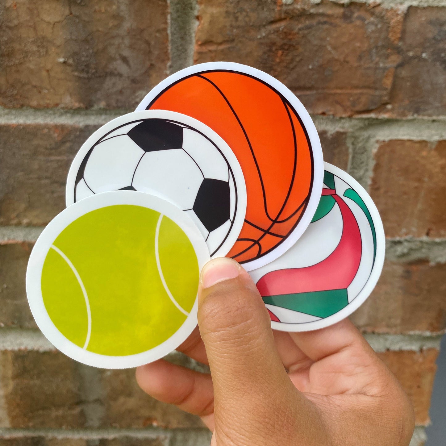 Pegatinas de balones deportivos