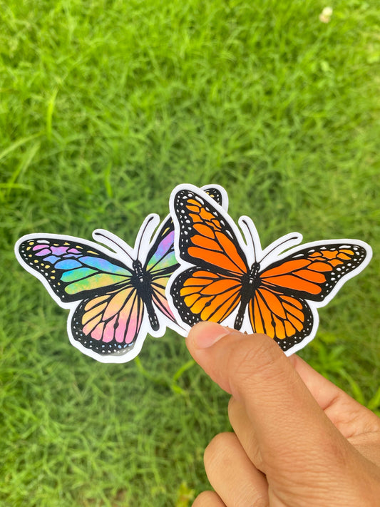 pegatina de mariposa