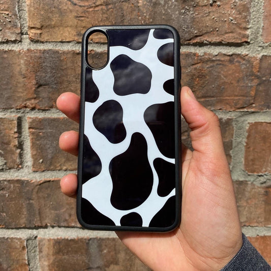 Estuche con estampado de vaca | Funda con estampado de vaca para iPhone | Estuche Estampado Animal | Funda de estampado de vaca | Estampado de Vaca