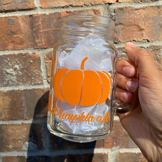 Pumpkin All Glass Mug