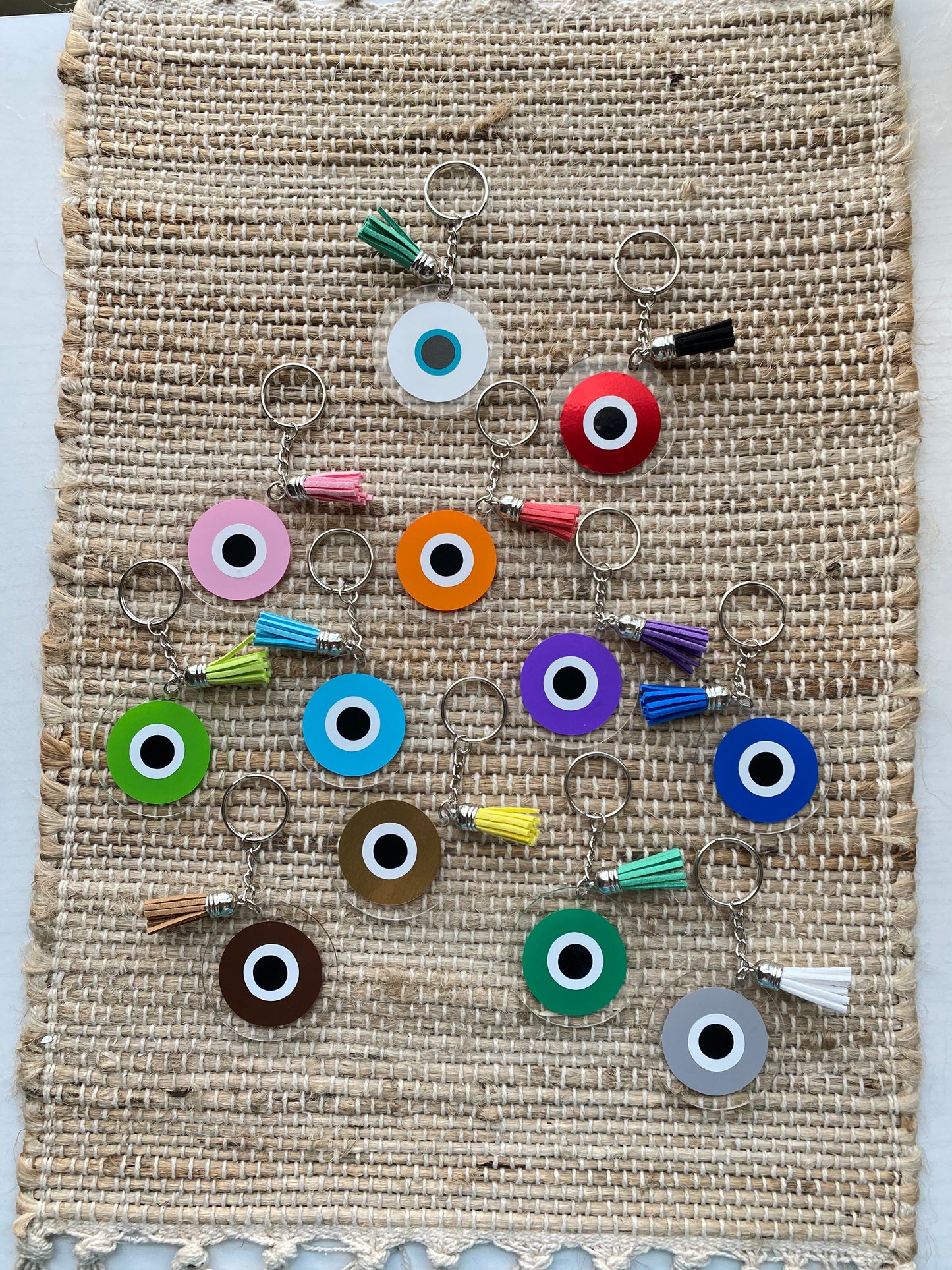 Evil Eye acrylic keychain
