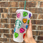 Colorful Hearts Starbucks Venti Cup