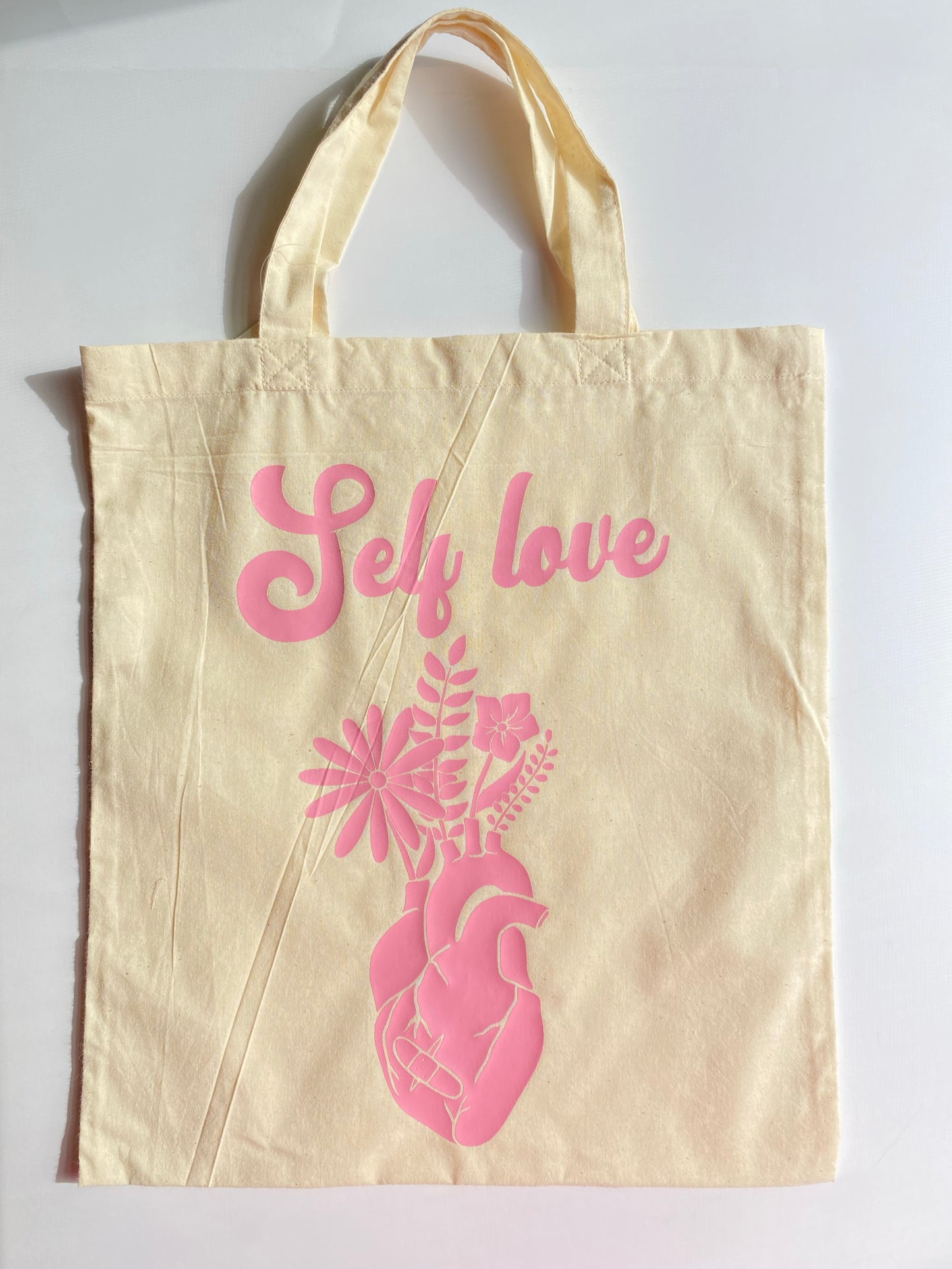 Bolsa de asas de amor propio | Tote de amor propio | Bolsa de Amor propio | Bolso de mano