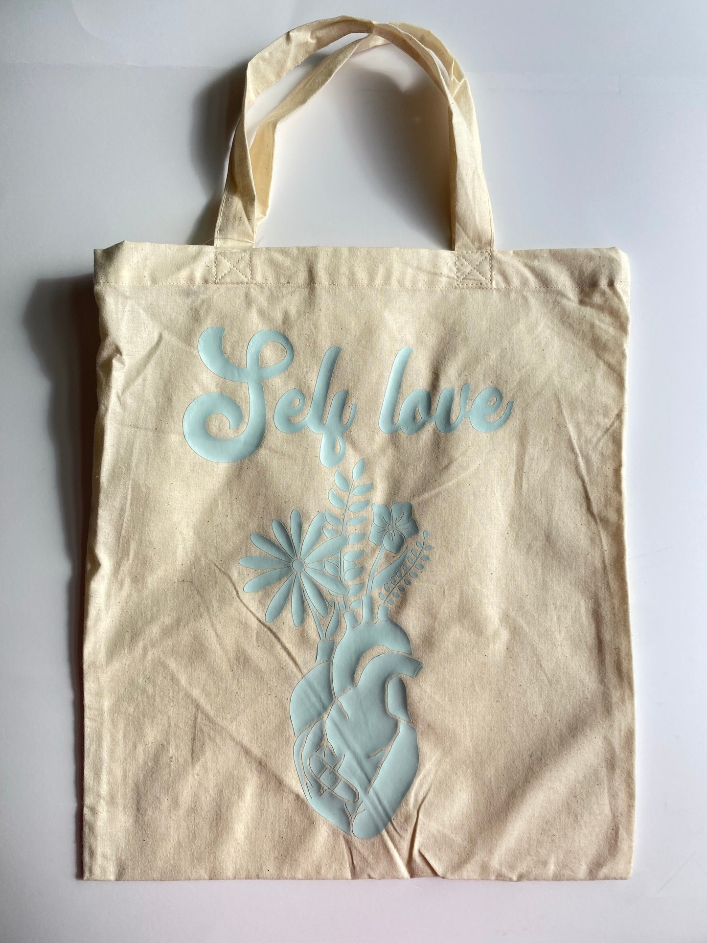 Bolsa de asas de amor propio | Tote de amor propio | Bolsa de Amor propio | Bolso de mano