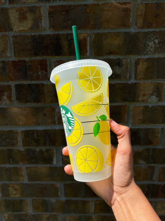 Lemons Starbucks Venti Cup