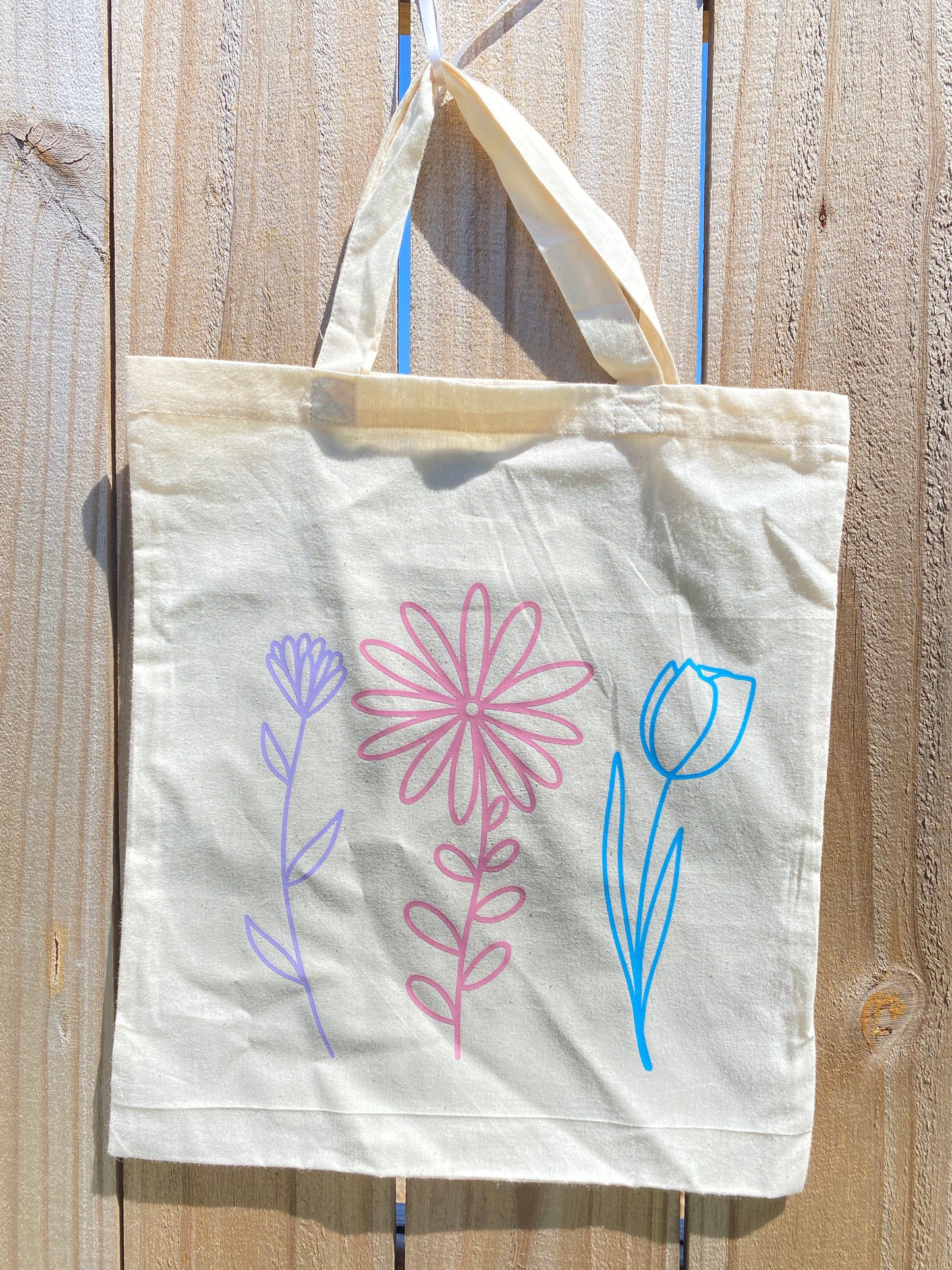 Spring Flowers Tote Bag | Flowers Tote Bag | Spring Tote | Tote Bag