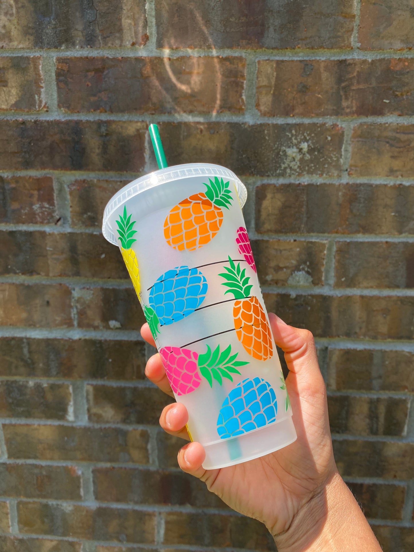 Colorful Pineapple Starbucks  Venti Cup