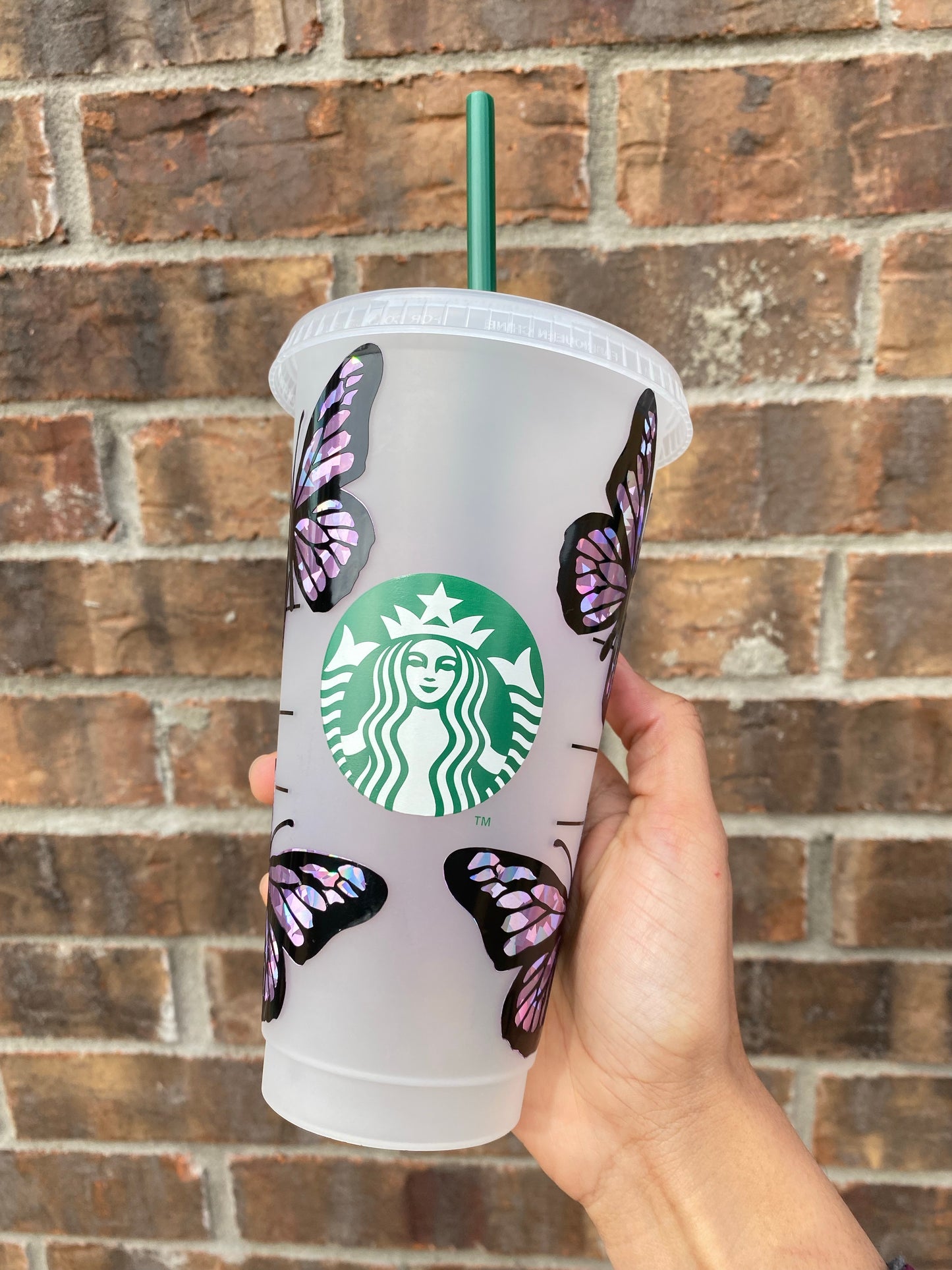 Butterflies Starbucks Venti Cup